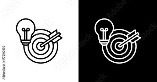 Inspiration White Icon Set Design