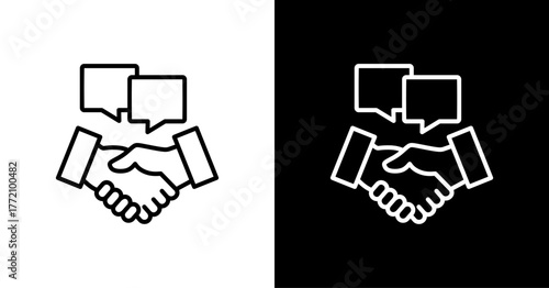 Alliance White Icon Set Design