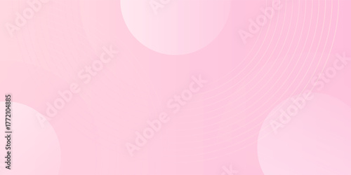 Abstract pink pastel yellow gradient background. Pastel circle color gradient. Modern design.