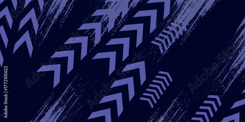 Abstract grunge background vector, brush painted wallpaper, template design modern banner with copy space