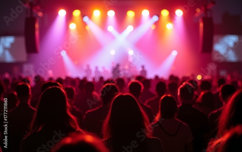 Wallpaper Mural crowd at concert - summer music festival. High quality Torontodigital.ca