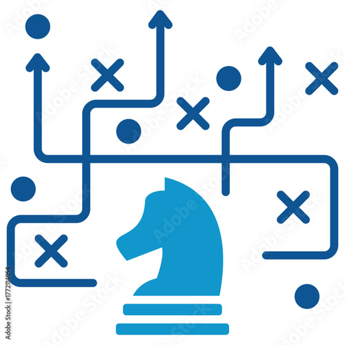 Strategic Roadmap Icon