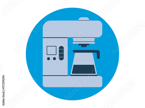 Coffee machine icon. Electronic and device icon vector. Solid vector icons. Flat illustration concept.