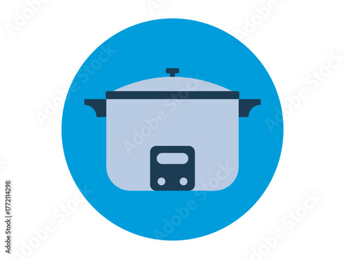 Crock pot icon. Electronic and device icon vector. Solid vector icons. Flat illustration concept.