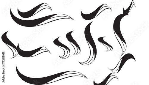 Abstract Brush Strokes Background with Colorful Paint Texture and Artistic Design