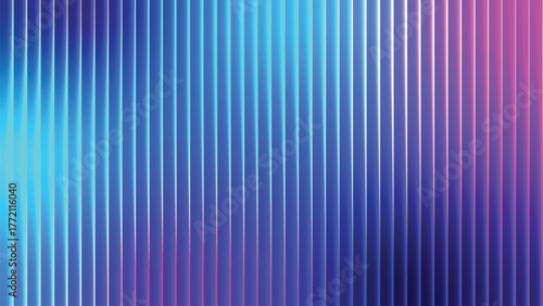 Futuristic Blue and Purple Neon Vertical Stripes Abstract Background