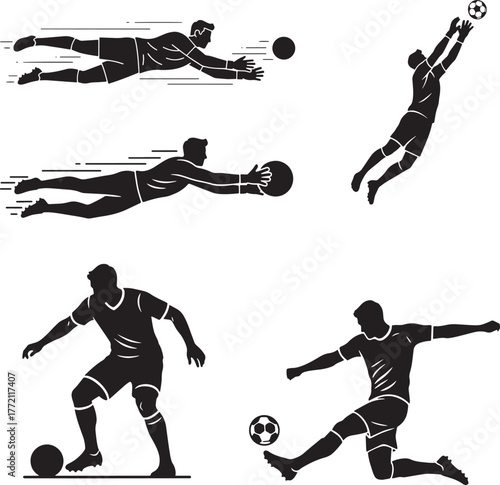 Football player icon silhouette