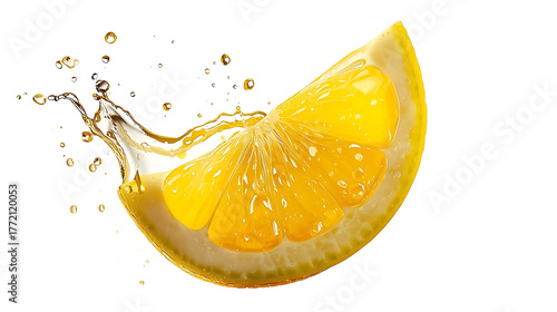 lemon in water