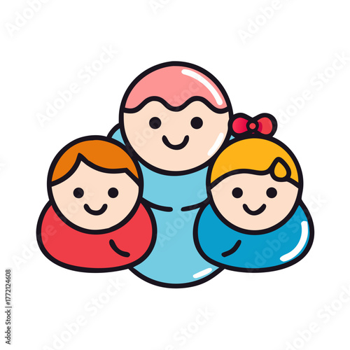 expression children bundle. suitable to be used as a design element on the theme of children
