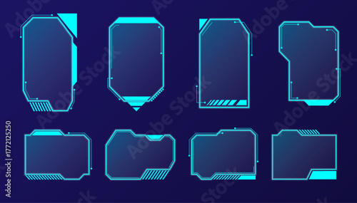 Modern Tech Interface with Clean Lines