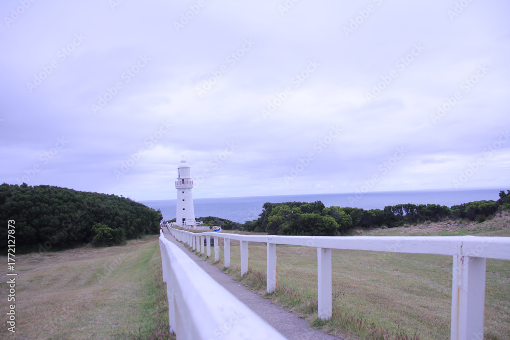 Fototapeta premium Cape Otway Lighthouse on the Great Ocean Road, Victoria, Australia
