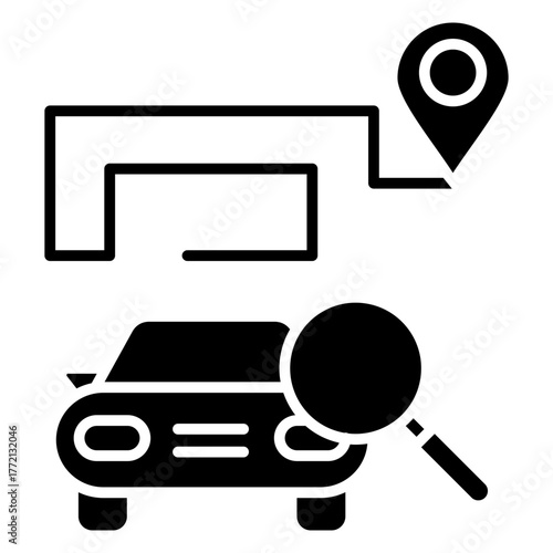 Technical Study Glyph Icon