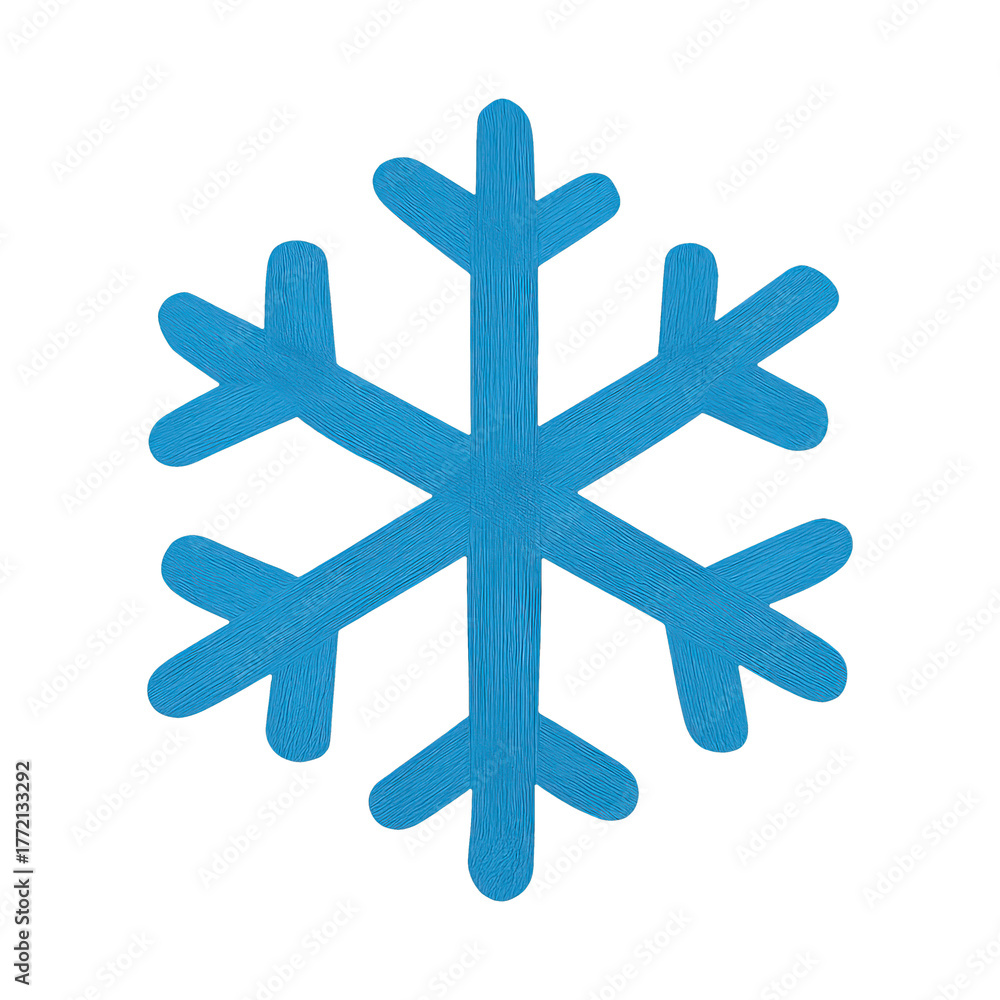 Fototapeta premium PNG Blue snowflake icon design