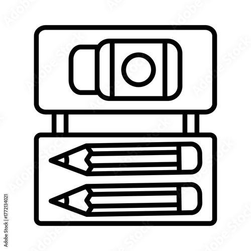 pencil case icon