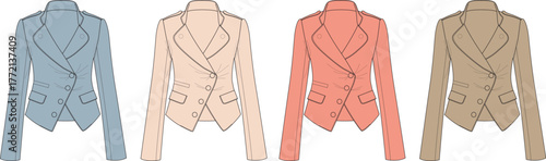 Elegant Blazer Collection A Colorful Wardrobe Staple for the Modern Professional