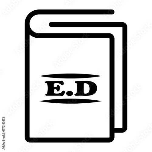 editorial design Line Icon