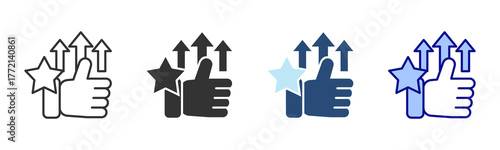 Confident Icon Set. Designed In Multi Style