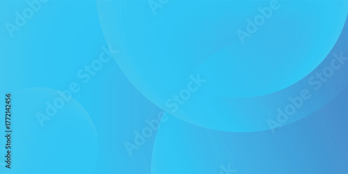 Abstract background blue with dynamic circle shape elements. Trendy and modern geometric gradient background.