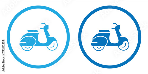 motorcycle icon, motorcycle sign, vector illustration