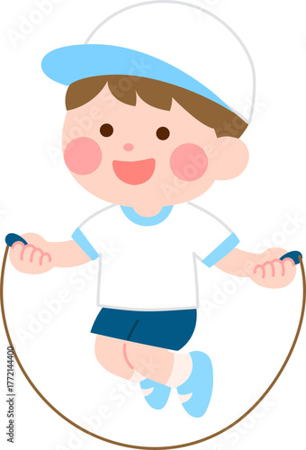 운동하는 어린이