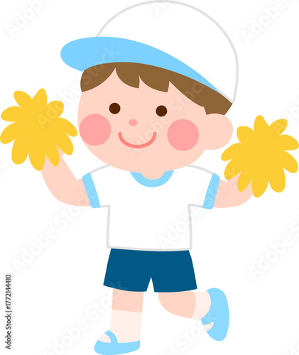 운동하는 어린이