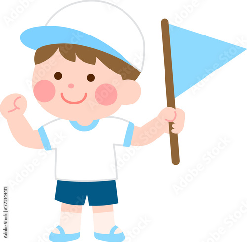 운동하는 어린이