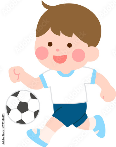 운동하는 어린이