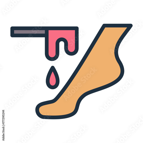 Waxing Icon - Lineal Color