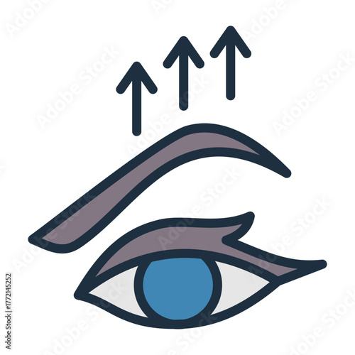 Brow Shaping Icon - Lineal Color