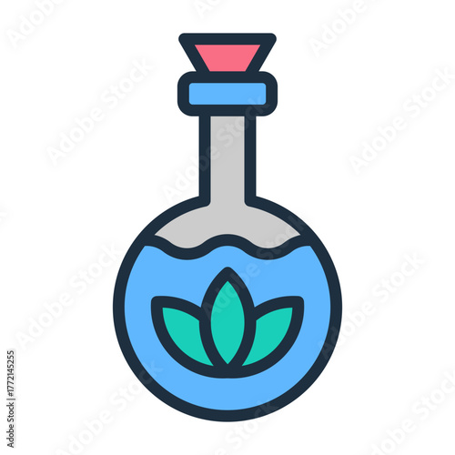 Essential Oils Icon - Lineal Color