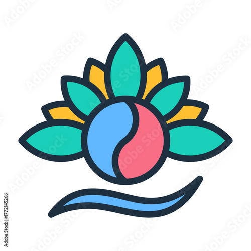 Serenity Icon - Lineal Color