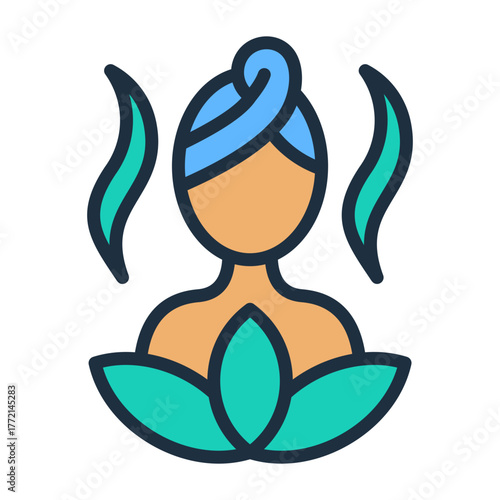 Spa Rituals Icon - Lineal Color