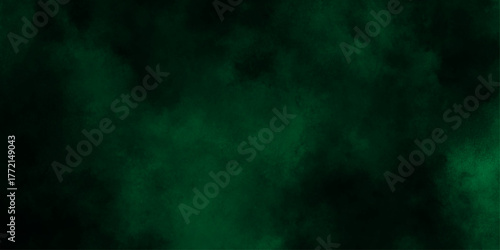 abstract cloud and vapor texture background. Black and Green smoke aquarelle smudge illustration smooth grungy smokey light pastel colors ink glow. Teal color powder explosion