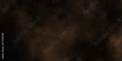 brown Black empty space dust cloud explosion. red smoke or fog color isolated on transparent dark cloudscape atmosphere background. Black and brown watercolor grunge texture.
