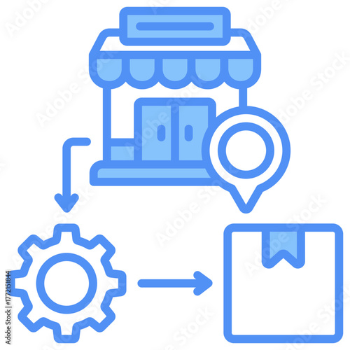 Supply Chain Icon