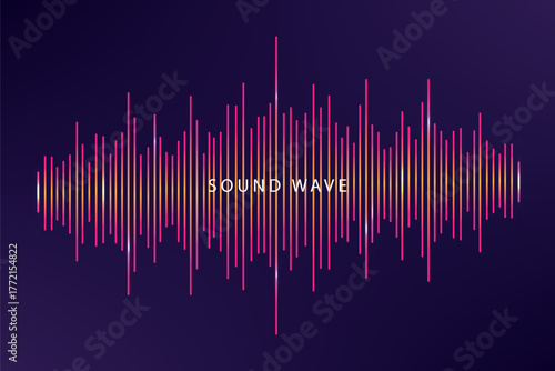 Music equalizer sound wave illustration background vector