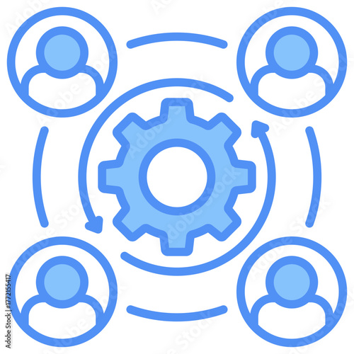 Lean Management Icon