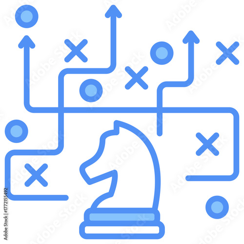 Strategic Roadmap Icon