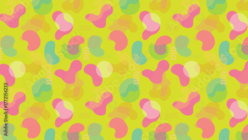 colorful abstract vector pattern fluid