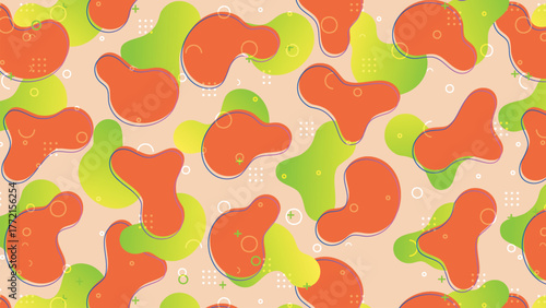 colorful abstract vector pattern fluid