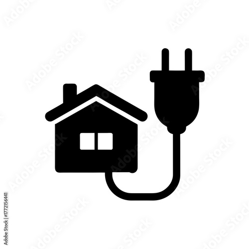 electric plug in the shape