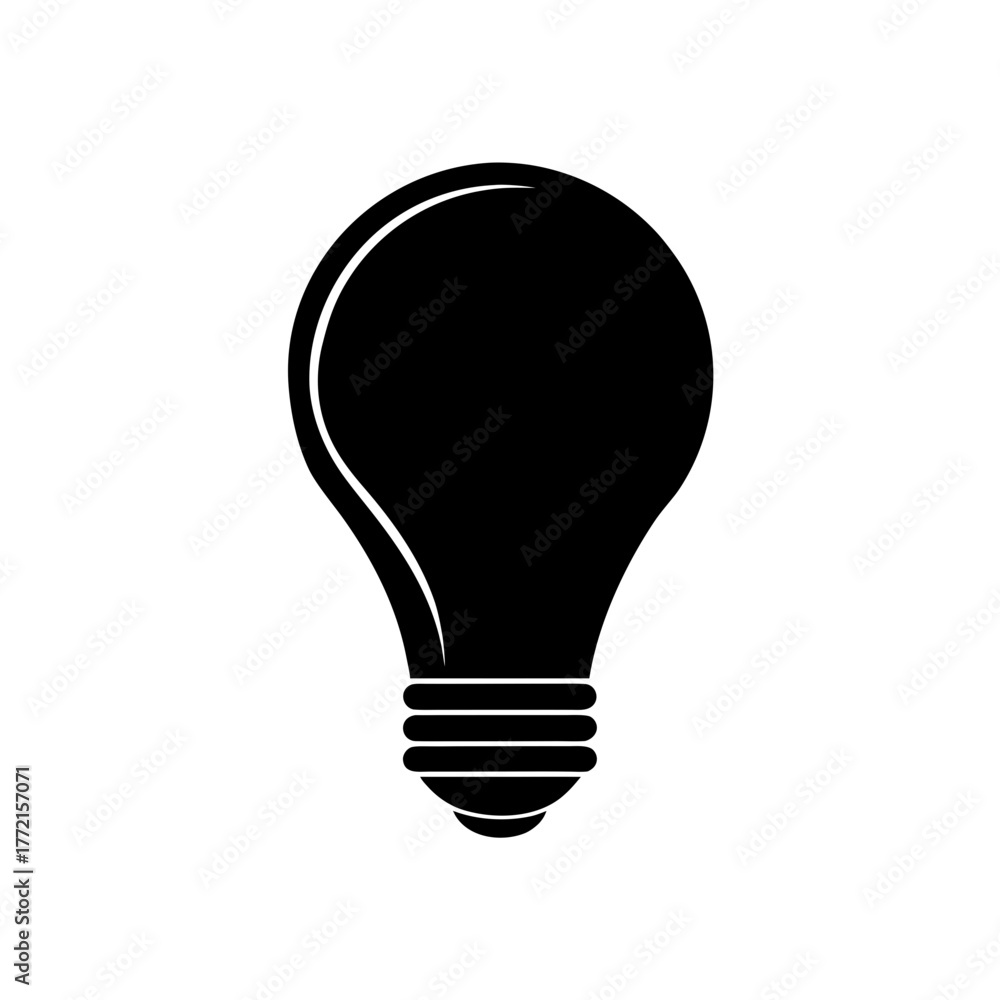 Obraz premium light bulb on white background