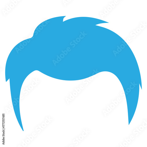Blue Hairstyle Icon