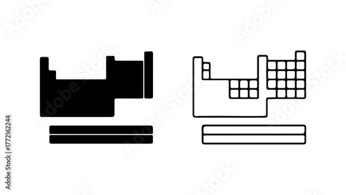 Cash register icons with transparent background