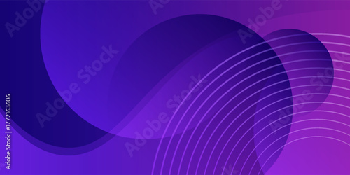 Abstract dark purple gradient wave liquid geometric background modern with fluid style gradient color.