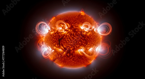 human brain in the dark