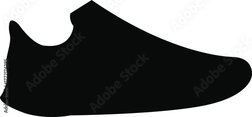 Sleek Modern Footwear Silhouette Icon