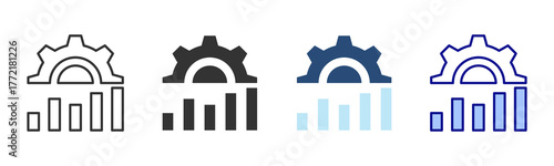 Improvement Icon Set. Designed In Multi Style