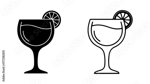 two glasses of champagne