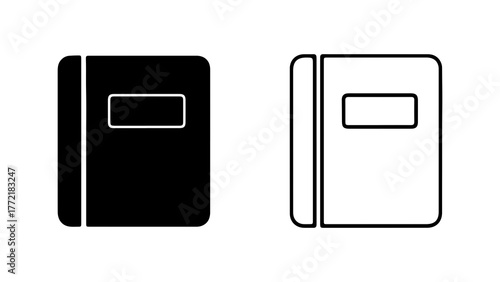 Notebook icon with transparent background